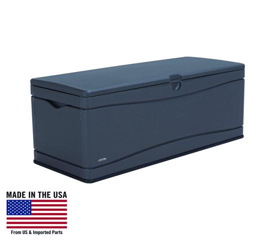 Lifetime Heavy-Duty 130 Gallon Outdoor Storage Deck Box (60298)  - Expand storage space  for your patio.