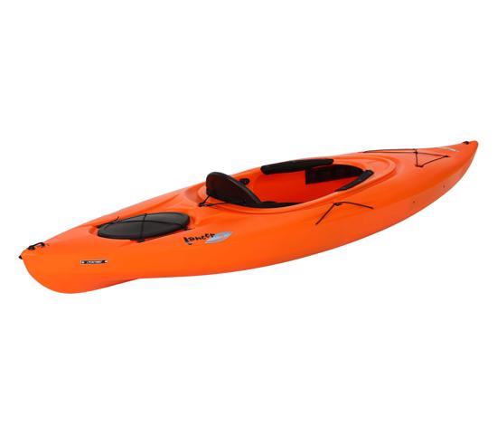 Lifetime Lancer 10 ft. Sit-In Kayak w/ Paddle Orange (90817) - Comfort and convenience while kayaking.