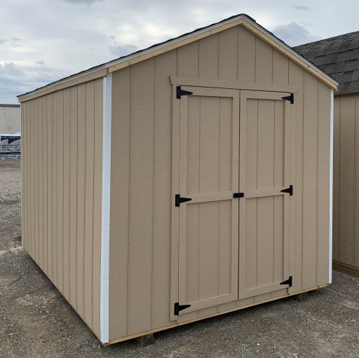 Little Cottage Co. 10x18 Value Gable Wood Shed Kit (10x18 VGS-WPC) This shed is a perfect storage to your lawn and garden tools. 