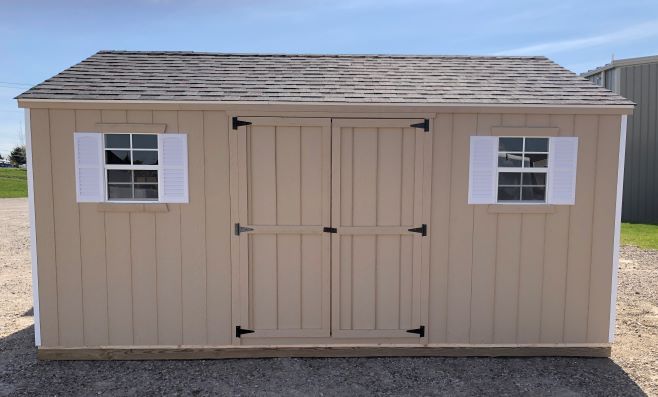 Little Cottage Co. 12x16 Value Workshop Wood Shed Kit (12x16 VWS-WPC) This shed is an ideal addition to your backyard. 