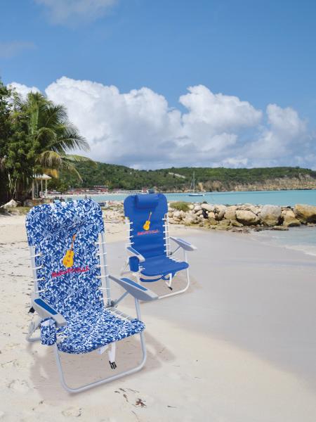 Margaritaville 4-Position Backpack Beach Chair - Blue Floral (SC453MV-501-1) This chair is perfect to your beach outings. 