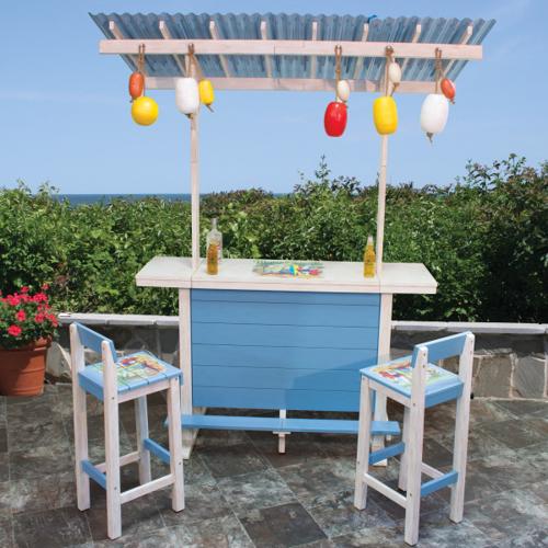 ShelterLogic Margaritaville Surf Shack Bar - One Particular Harbour (BR308MV-1) This shack bar is a perfect addition to your backyard setting. 