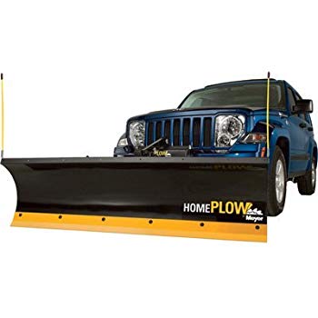Meyer Home Plow 80" Auto Angle Hydraulic Snow Plow (25000) Its blade can push snow off to the side and works in reverse too!