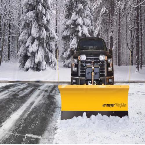 Meyer 6'8" Wingman Snow Plow (28300) Helps you to get rid of snow on your driveway. 