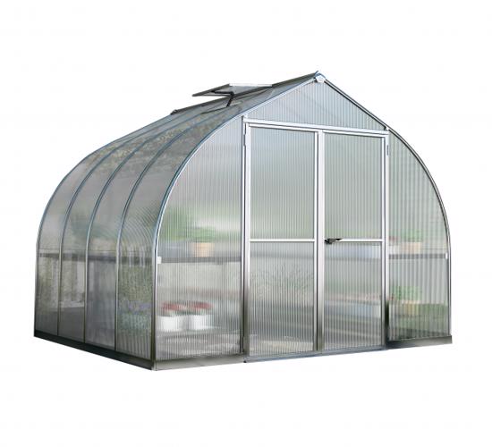 Palram 8x20 Bella Hobby Greenhouse Kit - Silver (HG5420) - Elegant and stout addition to your growing space.