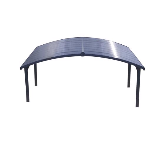 Palram Arizona Wave Double Carport Arch-Style (HG9103) - Elegant cover and multi-functional structure providing protection for your cars.