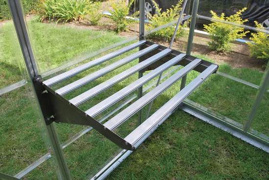 Palram 4-Pack Heavy-Duty Greenhouse Shelf Kit (HG2003) This shelf kit is perfect for your Palram Greenhouse Kits! 