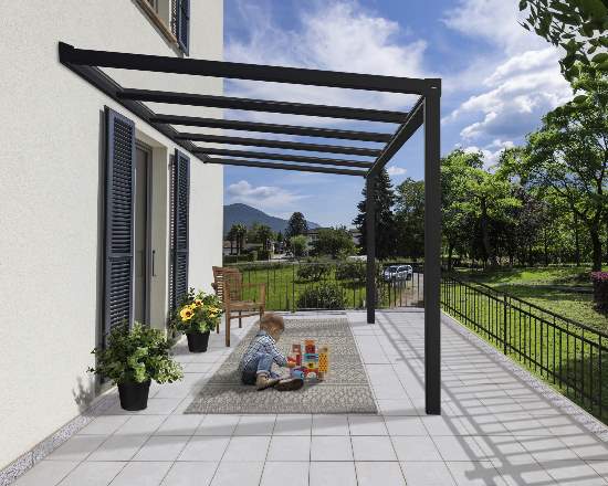 Palram 11x12 Stockholm Patio Cover Kit - Gray/Clear (HG9451) This patio cover will provide protection to you and your family as you enjoy your patio. 