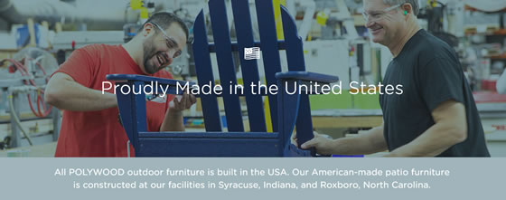 Polywood Furniture is Made In The USA