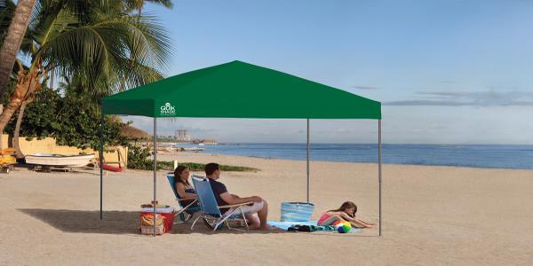 Quik Shade 10x10 Expedition EX100 Canopy Kit - Green (163448DS) This canopy can be the best companion that you can bring on your beach outing.