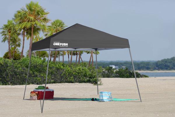 Quik Shade 10x10 Expedition EX64 One Push Canopy Kit - Charcoal (167551DS) This canopy can be the best companion that you can bring on your beach outing.