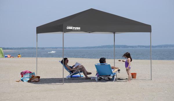 Quik Shade 8x10 Expedition EX80 One Push Canopy Kit - Charcoal (167552DS) This canopy kit can be your best accessory when you go to the beach with your family. 