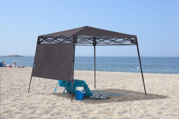 Quik Shade 7x7 Go Hybrid Canopy Kit - Charcoal (167520DS) This canopy kit is a perfect on-the-go accessory that you can bring on your beach trips. 