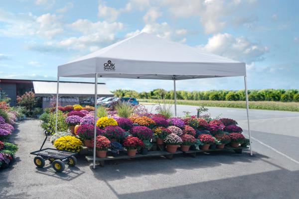 Quik Shade 10x10 Marketplace MP100 Canopy Kit - White (15868DS) This canopy can serve as a shelter to your items in the market place. 