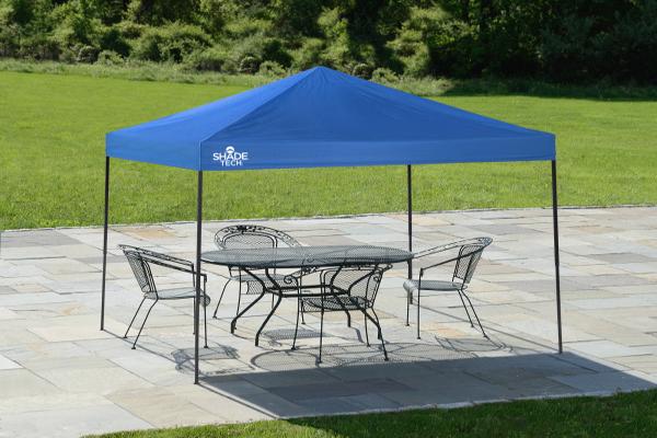 Quik Shade 8x10 Shade Tech ST80 Canopy Kit - Blue (167502DS) This canopy give you and your family a much-needed protection from the sun.  