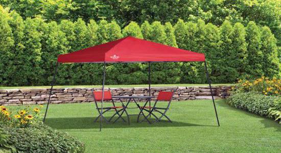 Quik Shade 12x12 Shade Tech ST81 Canopy Kit - Red (167505DS) This canopy gives you and your family a much-needed protection from the sun.  