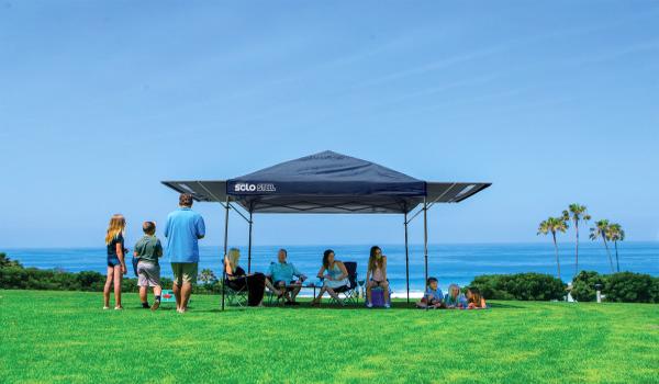 Quik Shade 10x17 Solo Steel 170 Canopy Kit - Midnight Blue (167527DS) This canopy is very useful for your picnic adventures with your family.  