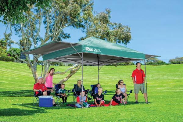 Quik Shade 10x17 Solo Steel 170 Canopy Kit - Turquoise (167538DS) This canopy can be use as your shade as you watch your favorite ball game.  
