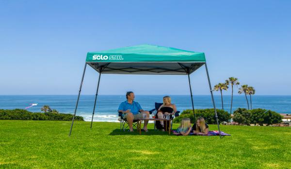 Quik Shade 10x10 Solo Steel 64 Canopy Kit - Turquoise (167534DS)  This canopy can be your shade on your family picnics. 