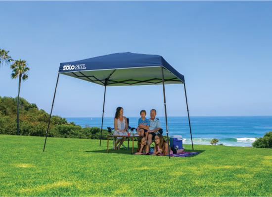 Quik Shade 11x11 Solo Steel 72 Canopy Kit - Midnight Blue (165710DS) This canopy is useful for your picnic outing. 
