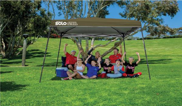 Quik Shade 11x11 Solo Steel 72 Canopy Kit - Olive (167547DS) This canopy is useful for your picnic outing. 