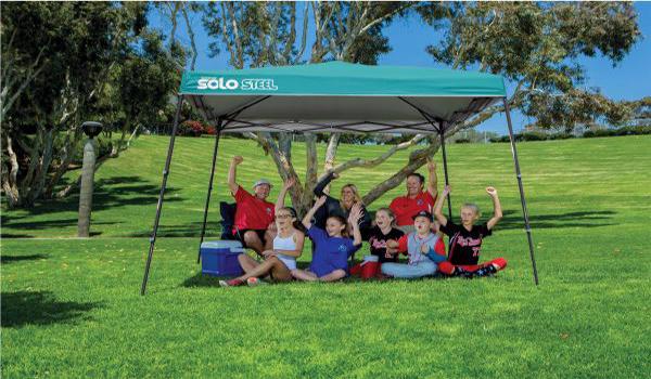 Quik Shade 11x11 Solo Steel 72 Canopy Kit - Turquoise (167535DS) This canopy is useful for your picnic outing. 