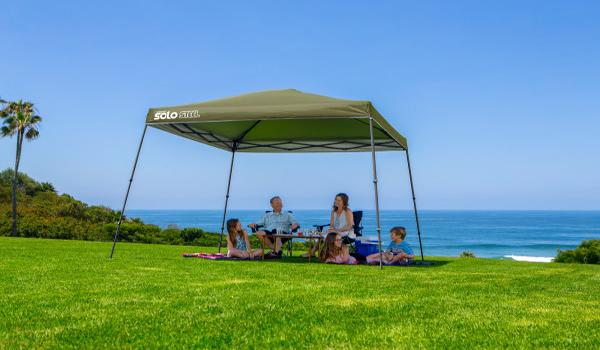 Quik Shade 11x11 Solo Steel 90 Canopy Kit - Olive (167548DS) This canopy is very useful for your picnic adventures with your family.  