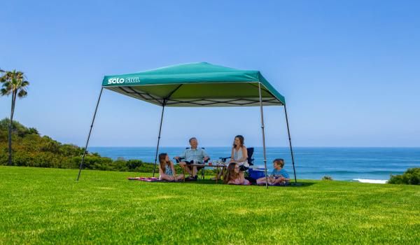 Quik Shade 11x11 Solo Steel 90 Canopy Kit - Turquoise (167536DS) This canopy is very useful for your picnic adventures with your family.  