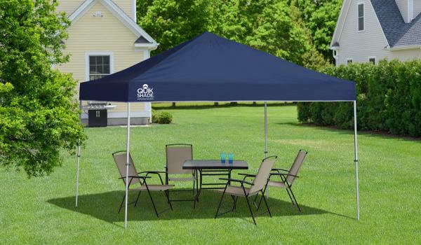  Quik Shade 10x10 Weekender Elite WE100 Canopy Kit - Twilight Blue (157367DS) This canopy can add a usable real estate to your home. 