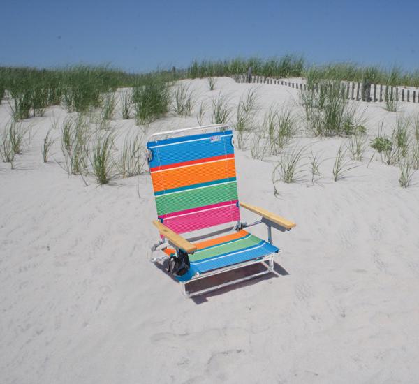 Rio Beach Classic  5-Position Lay-Flat Beach Chair - Stripe (SC592-1902-1) This beach chair is the best accessory that you can bring to your beach outing. 