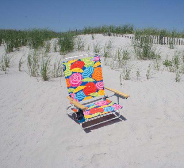Rio Beach Classic  5-Position Lay-Flat Beach Chair - Umbrella Print (SC592-900-1) This beach chair is the best accessory that you can bring to your beach outing. 
