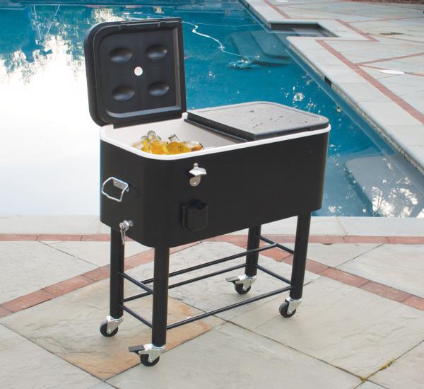 Rio 77 Quart "Entertainer" Rolling Party Cooler (RC100-55-1) This party cooler is best for your outdoor party event. 