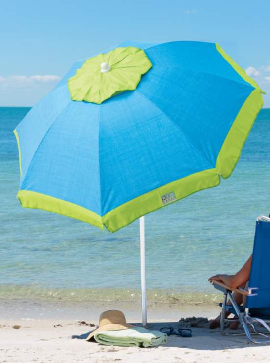 Rio Beach 6ft Tilt Beach Umbrella with Wind Vent (UB78-1912-1)  An ideal accessory that you can bring on your beach trips. 