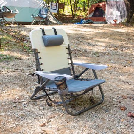 RIO Lace Up Steel Removable Backpack Chair - State/Putty (GR529-434-1) This chair is a perfect addition to your outdoor activities. 