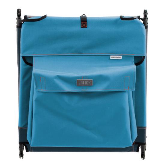 Rio Backpack Lounge Chair - Blue Sky and Navy (GRBPL-432-1) It comes in a backpack with padded adjustable shoulder straps.