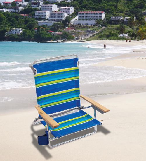 Rio Beach Classic 5-Position Layflat Folding Chair - Multicolor (SC592-2005-1) This chair is one of the accessories that is best to bring on your beach escapades.