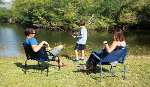 Rio Gear Compact Traveler Folding Chair Medium (DFC102-10-1) This folding chair is ideal to your picnic outdoors. 