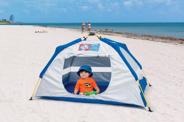 RIO Total Sunblock Kids Beach Tent (TSBSD103-2019-1) This beach tent is a perfect accessory that you can bring to the beach to help secure your kid from the sun. 