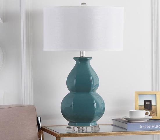 Safavieh Juniper 30-inch H Table Lamp - Egg Blue/Off-White (LIT4245A) - Excellent fit for a new-fashioned lifestyle.