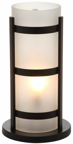 Safavieh Minter 18-inch H Hurricane Lamp-Set of 2-Black/White LIT4265A-SET2-Best design to casts a seductive glow in a dining room or hall. 