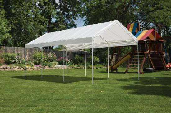 ShelterLogic MaxAP 10x20 White Gazebo Canopy Kit (23539) This gazebo canopy can be put either on your deck, patio, or backyard. 