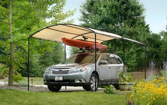 ShelterLogic Monarc 9x16 Gazebo Canopy Kit - Sandstone (25881) This gazebo canopy kit will help protect your vehicle from any weather. 