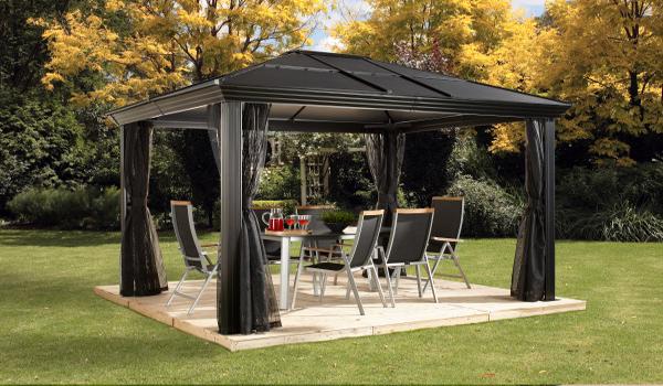Sojag 10x12 Cambridge Gazebo Kit - Dark Gray (500-9161267) This gazebo kit will definitely gives you the protection from any weather elements. 