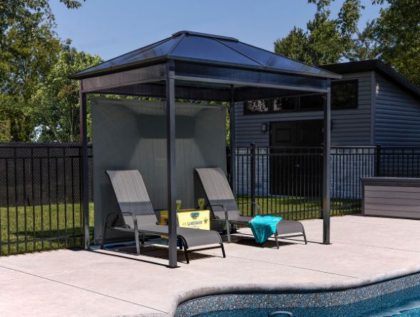 Sojag 7x9 Danxia Gazebo Kit - Gray (309-9168068) This gazebo kit will protect you from the elements while you relax. 