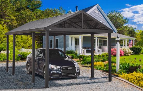 Sojag Samara 50G 12x20 Steel Carport Kit (500-9165838) A great solution to any weather and vehicle. 