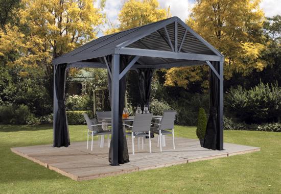 Sojag 12x12 South Beach I Gazebo Kit - Light Gray (500-8162776) This South Beach Gazebo is a practical and reliable outdoor gazebo that'll give stylish shade to any backyard space.