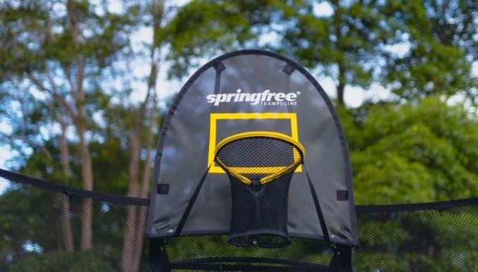Springfree 10ft Medium Round Trampoline (R79)  Add on Accessory: FlexrHoop and Ball 
