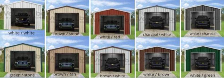Frontier Garage Color Options