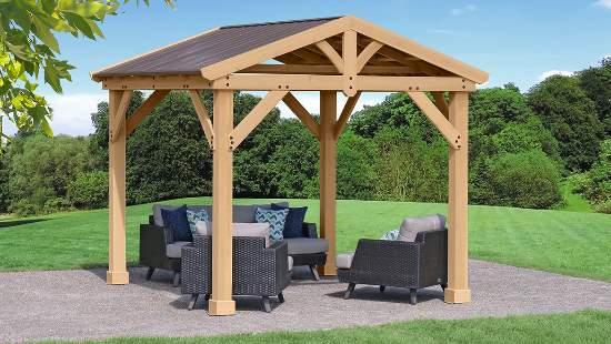 Yardistry 10x10 Meridian Pavilion Kit (YM11909) - Perfect addition to any outdoor setting. 