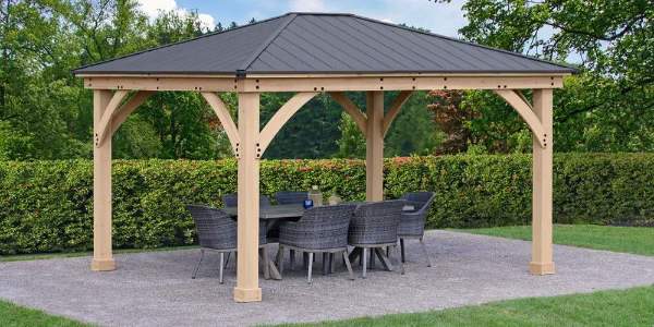 Yardistry 11x13 Meridian Gazebo Kit (YM11912) This gazebo kit is a perfect addition to your backyard. 